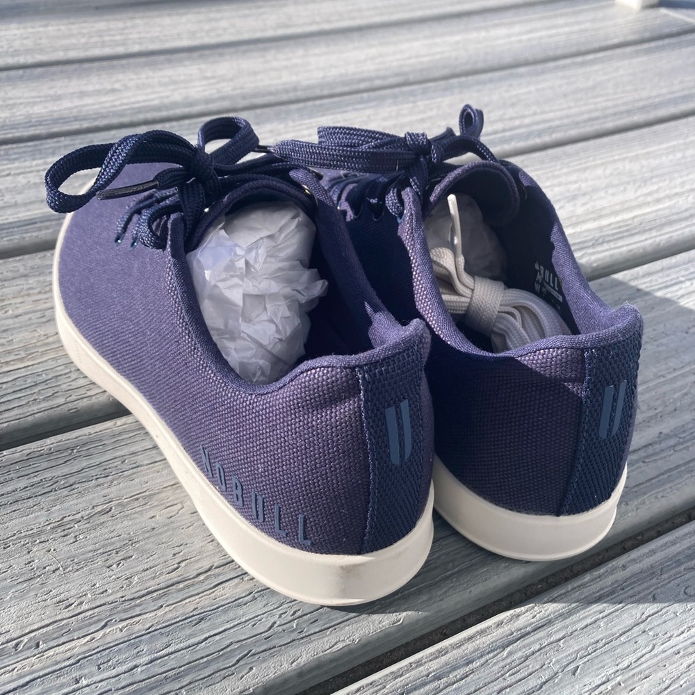 NO BULL - Navy Canvas Trainer Sneakers - 8 RUNS SMALL - Picture 2 of 8